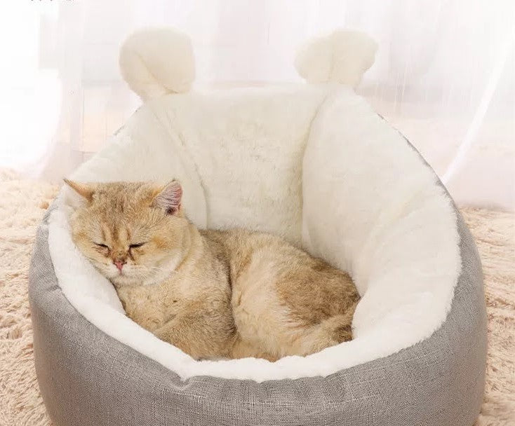 Medium Grey Cat Bed