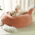 Plush Pet Bed with Ears and Tail